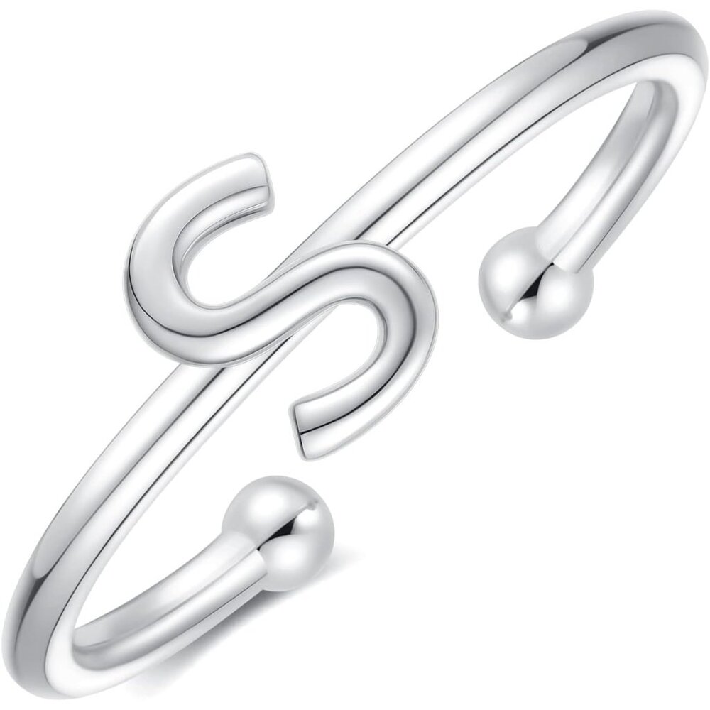 Women's Sterling Silver Rings Adjustable Stackable Cute Teen Girls Jewelry